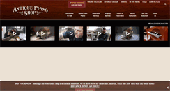 Desktop Screenshot of antiquepianoshop.com